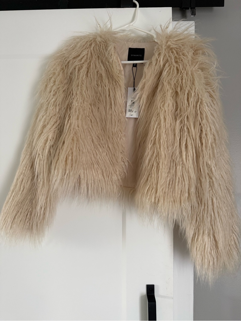 Dynamite Shaggy Faux Fur Jacket